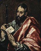 El Greco St. Paul oil painting on canvas